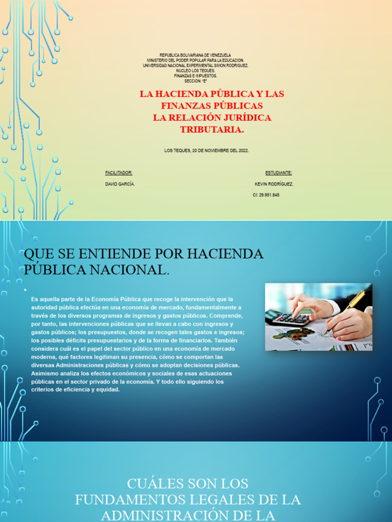 Hacienda Pública y Obligaciones Tributarias | PDF | Impuestos | Economias