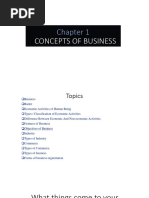 Concepts of Business