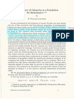 The Category of Categories As A Foundation For Matematics