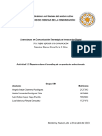 Actividad 3.2 Reporte Sobre El Branding de Un Producto Seleccionado.