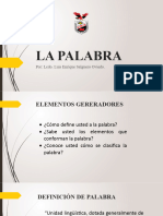 Clase 08 (La Palabra)