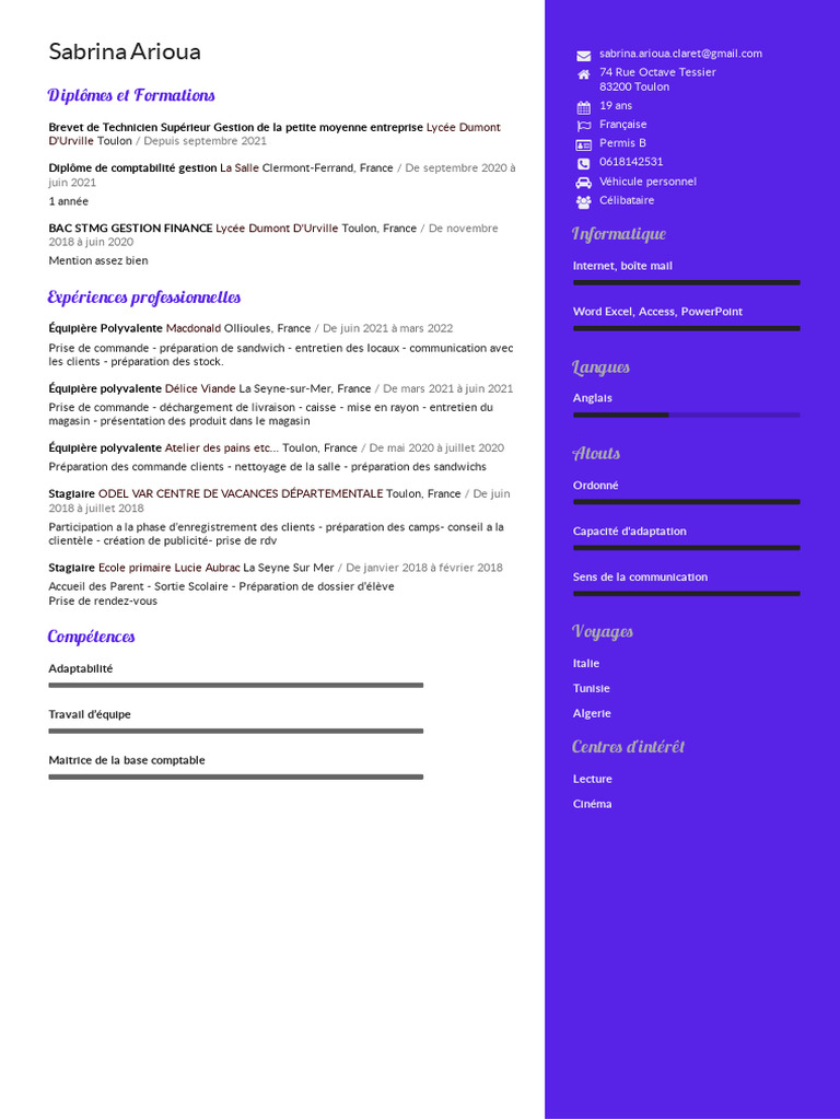 CV 2 | PDF