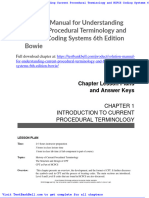 Solution Manual For Understanding Current Procedural Terminology and Hcpcs Coding Systems 6th Edition Bowie