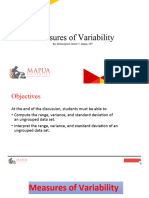 Co1 - Measures of Variability
