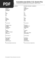 HighNote2 Cumulative Tests Units01 02 GroupA B ANSWERS