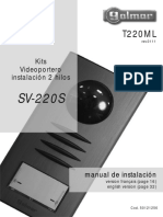 Platea Golmar Videoportero Ok ESP - REV0111 - T220ML