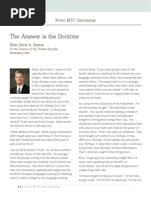 DAB The Answer Is The Doctrine CLEAN