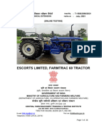 Escorts Limited, Farmtrac 60 Tractor: O Kolkf D Rduhdh Folrkj Ijh (K.K Fjiksvz