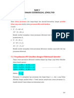 Pertemuan 14 (PD Simultan)