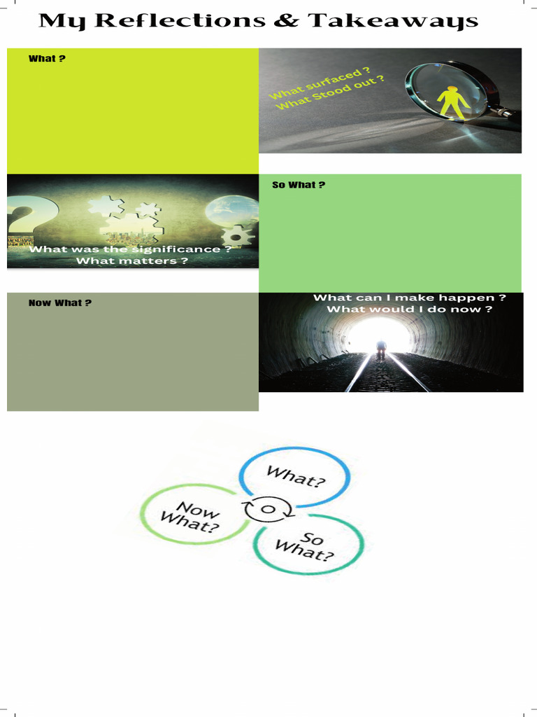 What - So What - Now What | PDF