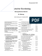 Deutscher Bundestag: Stenografischer Bericht 45. Sitzung