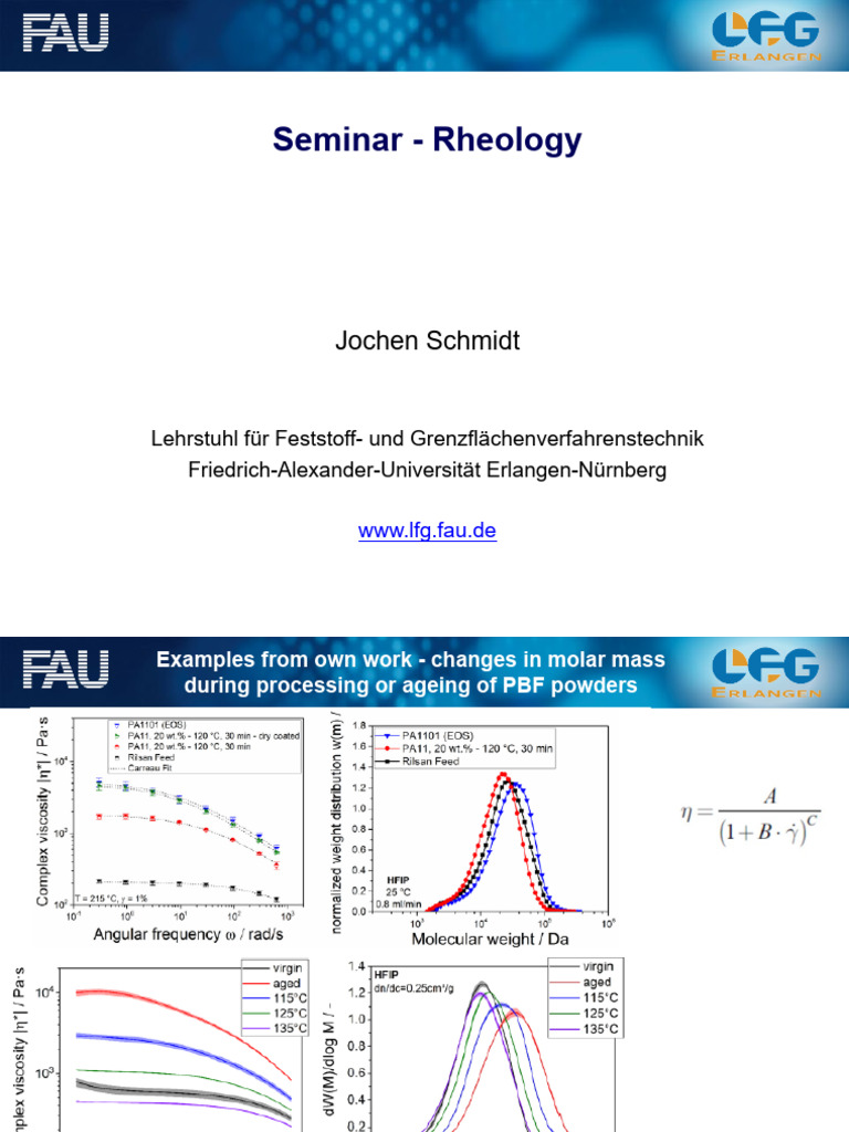 Polymer Recycling Seminar: Rheology Insights | PDF | Shear Stress ...