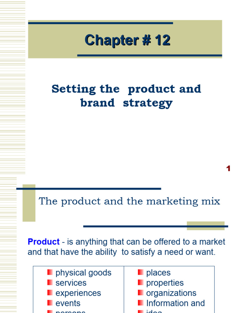 Product and Brand Strategy Overview | PDF | Product (Business) | Brand