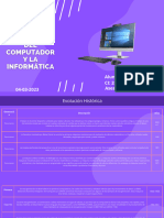 Evolución Historica Del Computador y La Informática