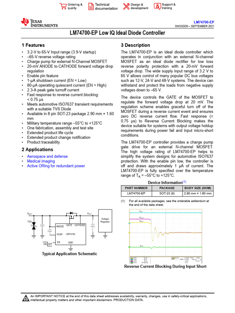 lm74700 Ep PDF Electrostatic Discharge Mosfet