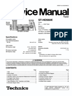 Technics ST-HD560E - Service Manual (OCR Searchable)