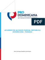 Acuerdo de Alcance Parcial República Dominicana Panamá