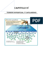 Capitulo IV Fisica II Tension Superficial y Capilaridad