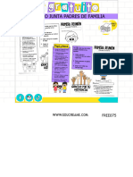 Triptico Junta Padres de Familia: Formato PDF