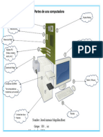 Mapa Mental Partes de Una Computadora