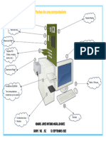 Mapa Mental Partes de Una Computadora