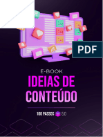 Ebook - Ideias de Conteúdo
