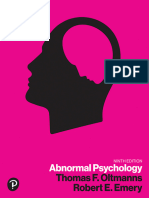 Abnormal Psychology, 9th Ed
