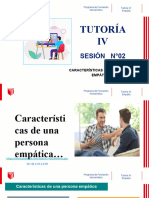 Tutoría IV: Sesión N°02