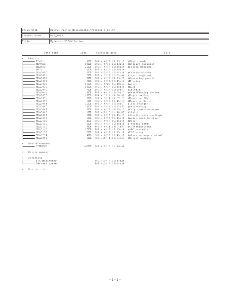 Ladder Diagram 3123-08-0001 MV7 R068 | PDF | Relay