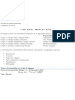 Brief de Física - Trabajo Sobre Tipos de Energías