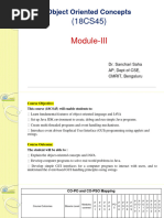 18CS45 - Ooc - Module 3