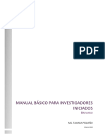 Manual para Investigadores - Breviario - Primera Separata