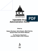 Robert Shulman - Ucl Hospitals Injectable Drug Administration Guide (1998)