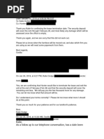 Lease Termination Emails