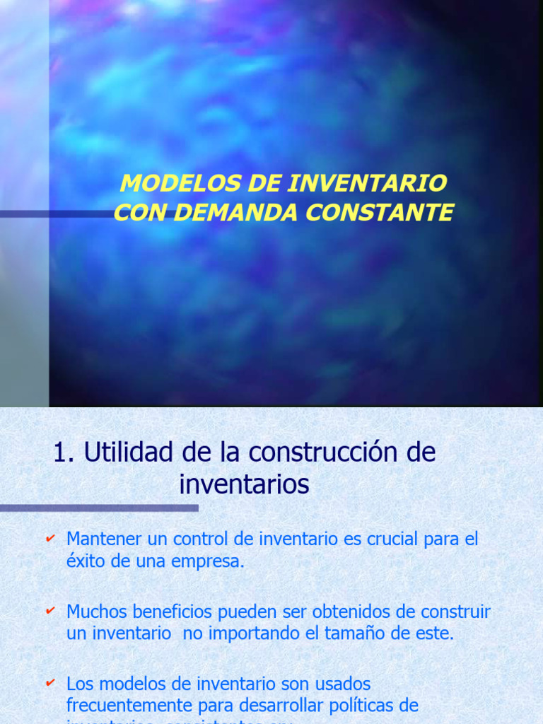 MODULO 4 - Administracion de Inventarios | PDF | Inventario | Negocios ...