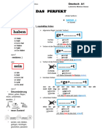 Das Perfekt Handout Arbeitsblatter