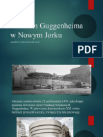 Muzeum Guggenheima W Nowym Jorku