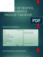 Estudio de Tiempos y Movimientos Freidor y Batidor