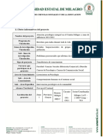 Segundo Informe Mensual de Vinculación