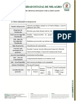 Villa INFORME MENSUAL DE VINCULACIÓN