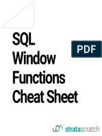 SQL Window Functions Cheat Sheet