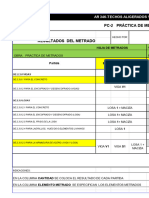 Costos Unitarios - Techos Aligerados y Pretensados