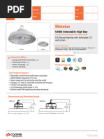 Metalux Uhbs Round Selectable Highbay Specsheet