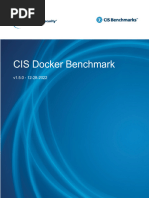 CIS Docker Benchmark v1.5.0 PDF