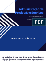 Tema 16 - Administração de Produção e Serviços