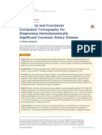 Anatomical and Functional Computed Tomography For Diagnosing Hemodynamically Significant Coronary Artery Disease