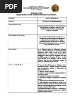 Format For Title Proposal