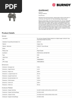 BURNDY GAR644C Specsheet