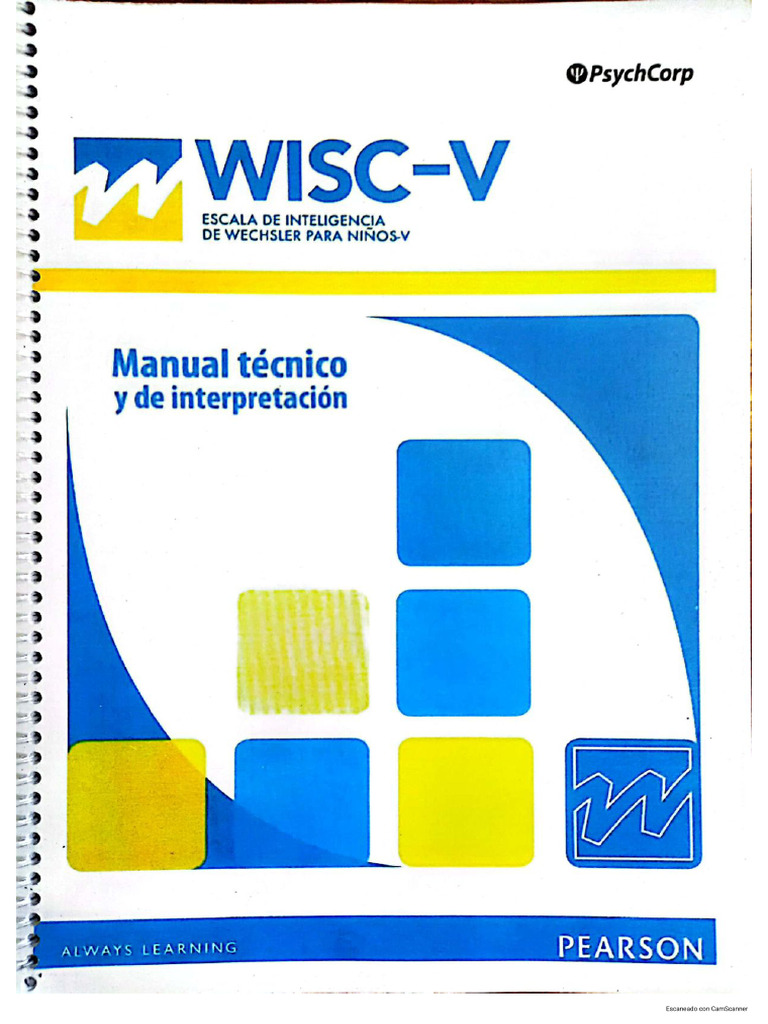 WISC v Corrección e Interpretación PDF
