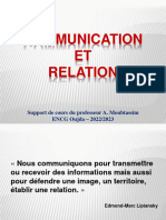 Communication Et Relation